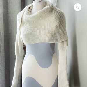 Freya Harper Cream Sweater Wrap